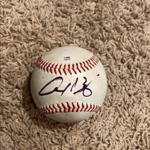 Signed Alex bregman baseball
